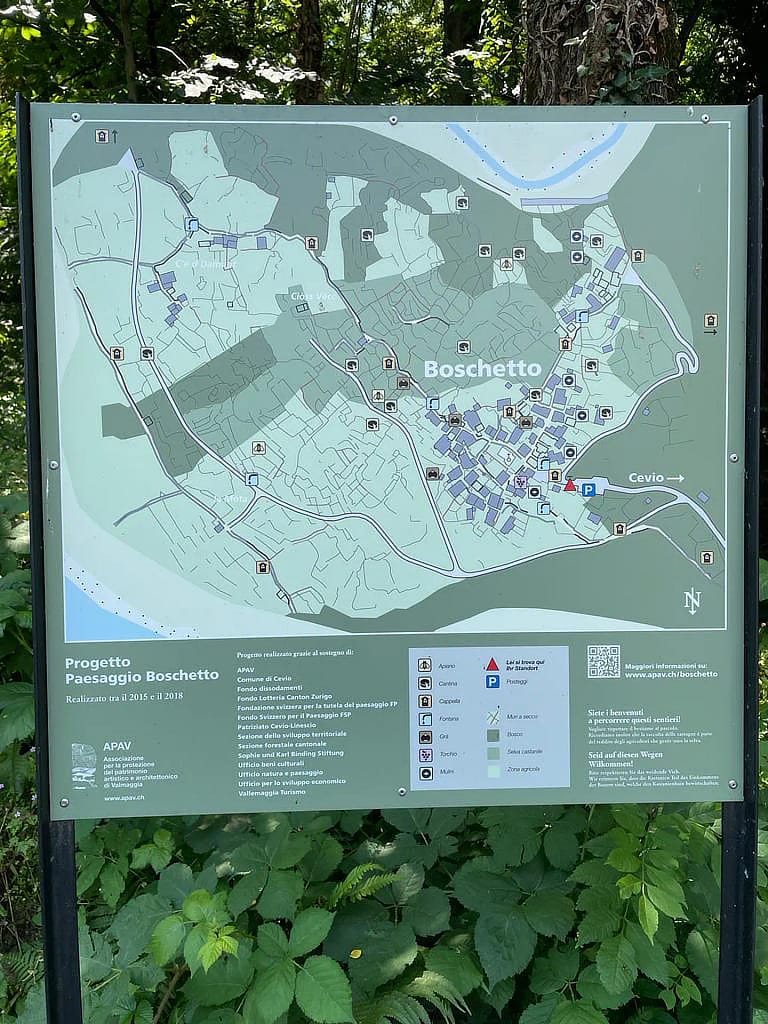 Boschetto Cevio 1 Boschetto Karte